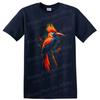 Vibrant Hornbill Bird T Shirt Colorful Tropical Wildlife Art Graphic Tee Design
