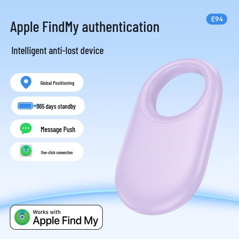 E91 Airtag Pet Anti-Lost Global Positioning Keychain for Apple Devices