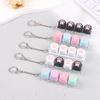 Silicone Cat Paw Keychain Stress Relief Toy For Keyboard Lovers Portable Keyring Gifts