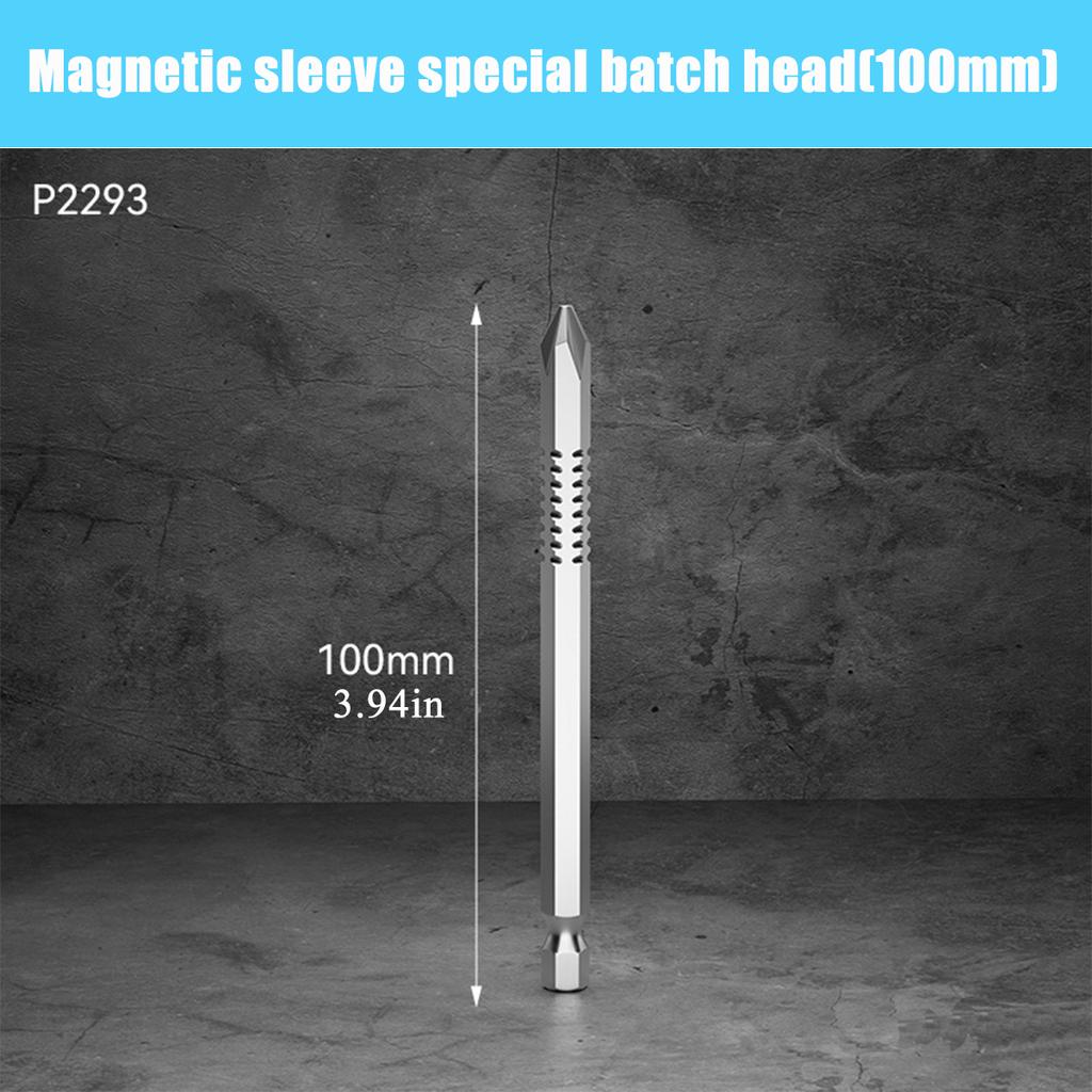 Hexagonal Strong Magnetic Socket Screwdriver Head Connecting Rod Telescopic Cross Screwdriver Head Telescopic Socket Wrench