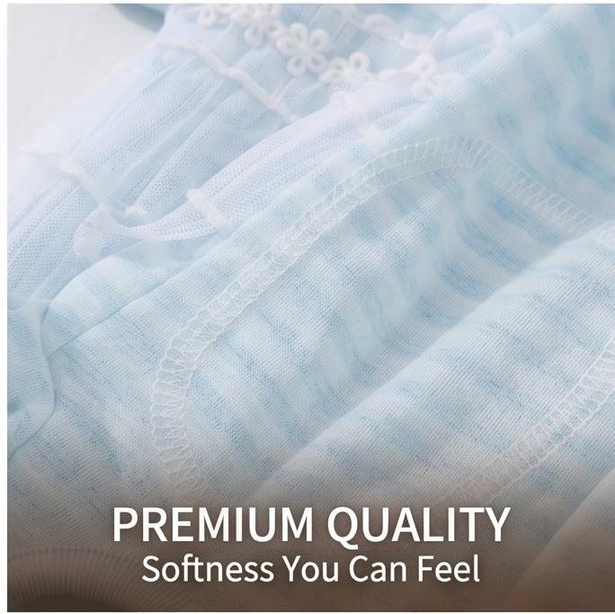 Macacão Respirável para Gato com Acabamento em Renda, Fino para Verão Anti-Queda de Pelo Roupa para Pets de 4 Patas para Filhotes e Gatos, 5 Tamanhos