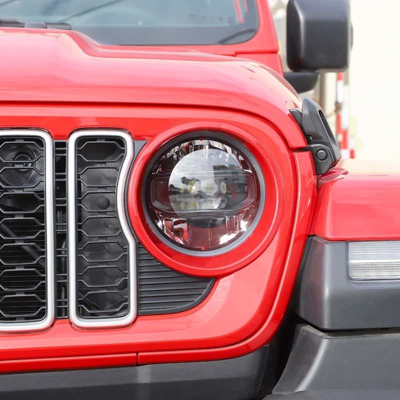 Car Headlight Bezel Decoration Sticker Cover for Jeep Wrangler  Wrangler JL For JT Gladiator 2024 Up Car Interior Accessories