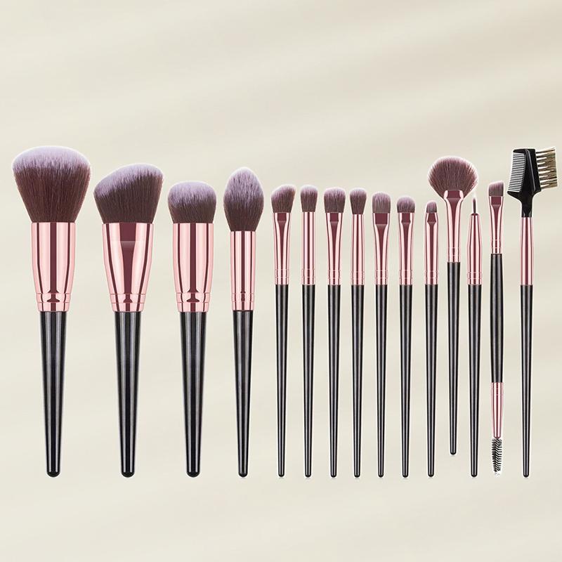 7/15Pcs Makeup Brushes Face Eyes Make Up Brush Eyelash Eyeshadow Eyebrow Eyeliner Foundation Powder Blush Highlight Lips Brush
