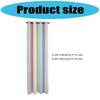 Double Layers Ombres Sheer Curtains With Star Pattern Rainbow Color Changing Window Treatments for Interior Designs