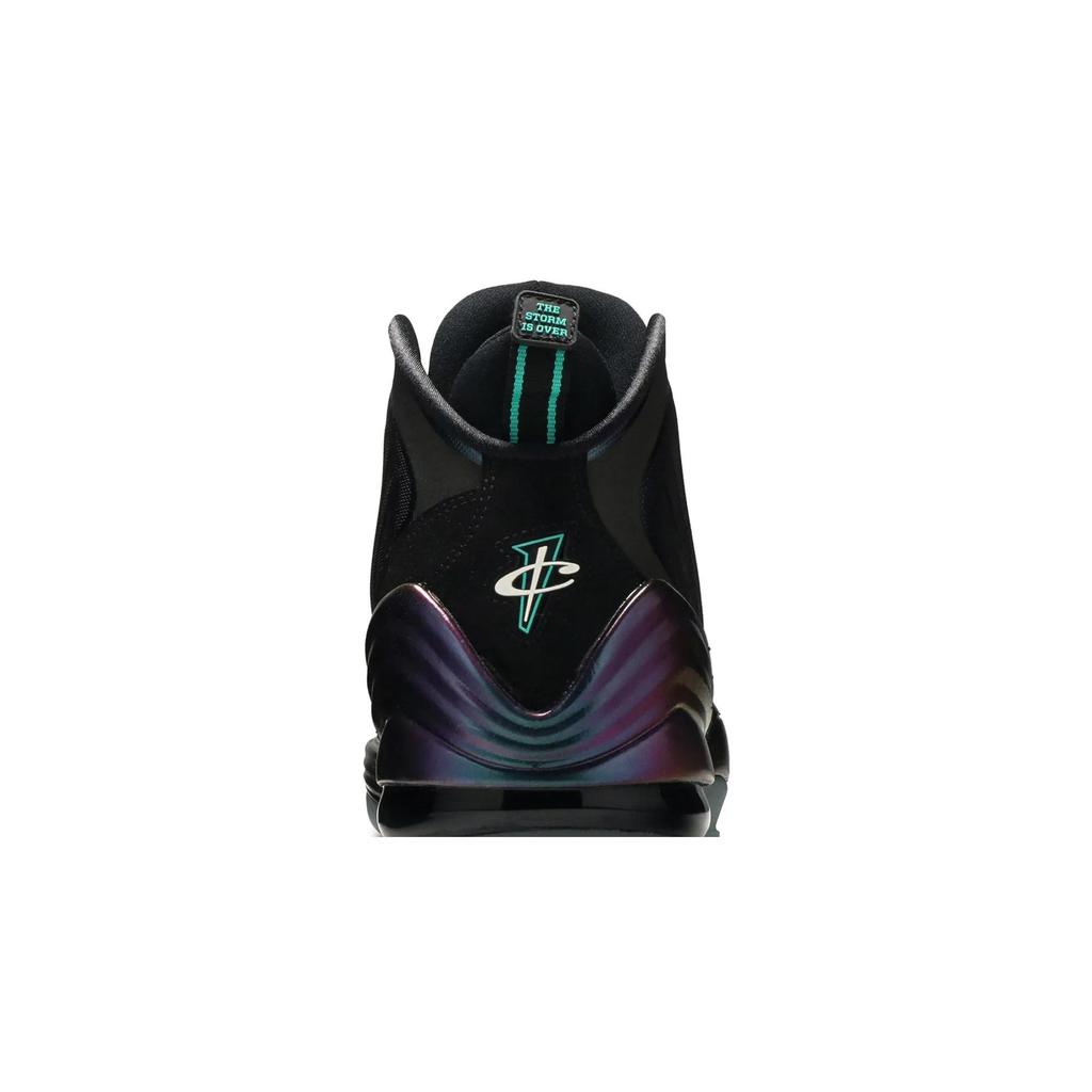 Nike Air Penny 5 'Invisibility Cloak' (Unisex) Black / Atomic Teal-Purple Basketball Shoes 537331 002