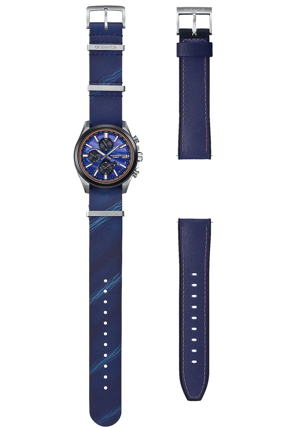 

[Casio] Годинник Oceanus [] Classic Line Bluetooth Оснащений радіо Solar Japan Indigo ~Blue~ Змінний ремінець В комплекті BOX Set OCW-T4000ALE-2AJR