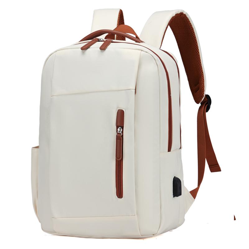 Unisex Large Capacity Laptop Backpack – Waterproof Nylon Travel School Bag for Students & Commuters