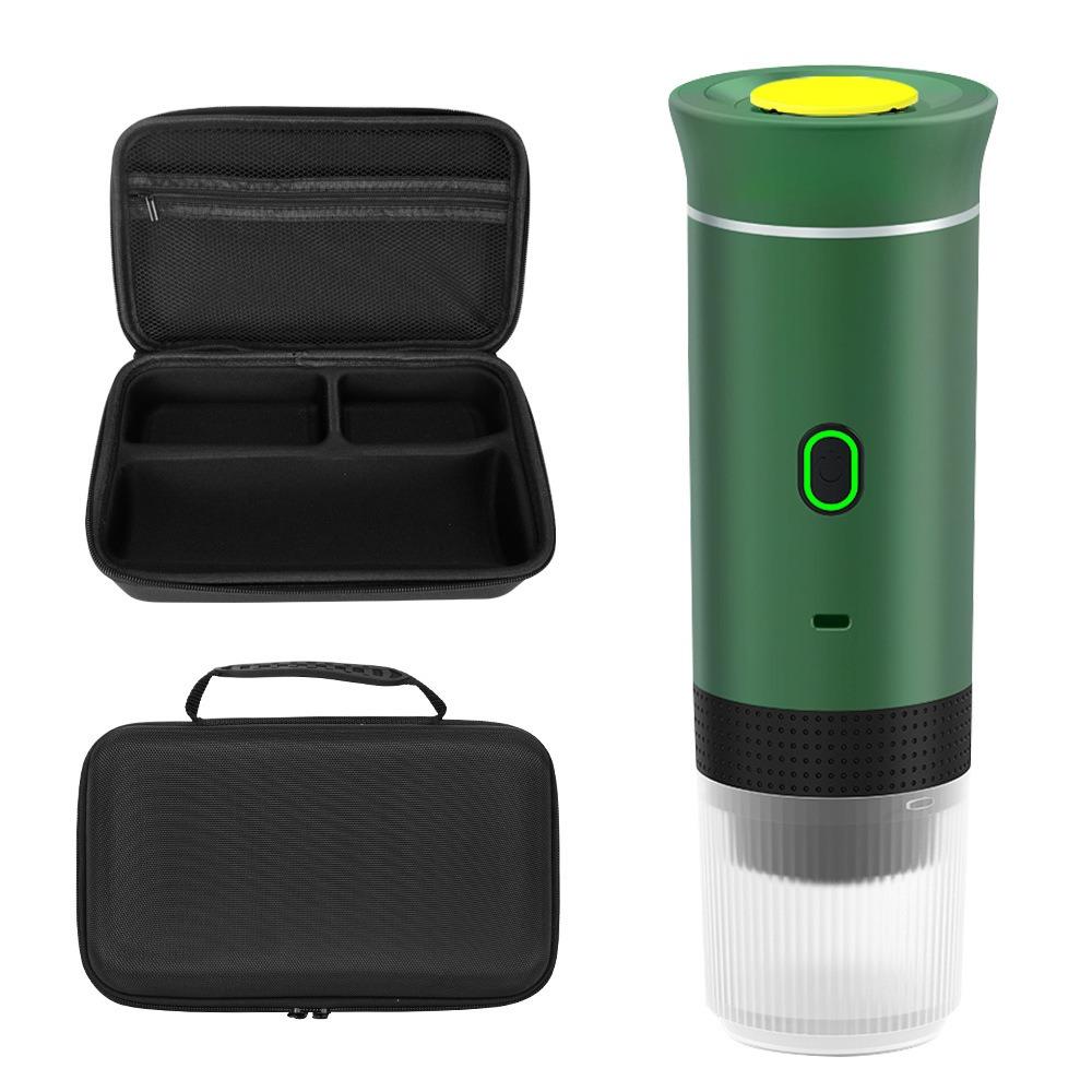 Portable Capsule Coffee Machine, Fully Automatic Heated Outdoor Espresso Machine Three-in-one