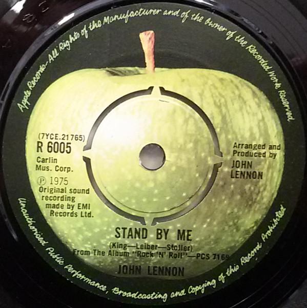 

7inch Record JOHN LENNON - Stand By Me R6005 Apple Records 1975 UK Rock Used