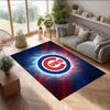 Chicago Cubs Crystal Velvet Carpet Soft Anti?Slip Floor Mat Comfortable Home Living Room Bedroom Decor Rug