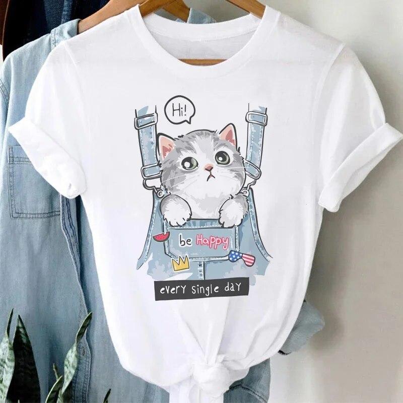 Frauen Eiscreme Lässig Niedlich Strand 90er Cartoon Kurzarm Grafik Sommer Mode Druck FeUnisex Kleidung Oberteile T-Shirts Unisex T-Shirt T-Shirt