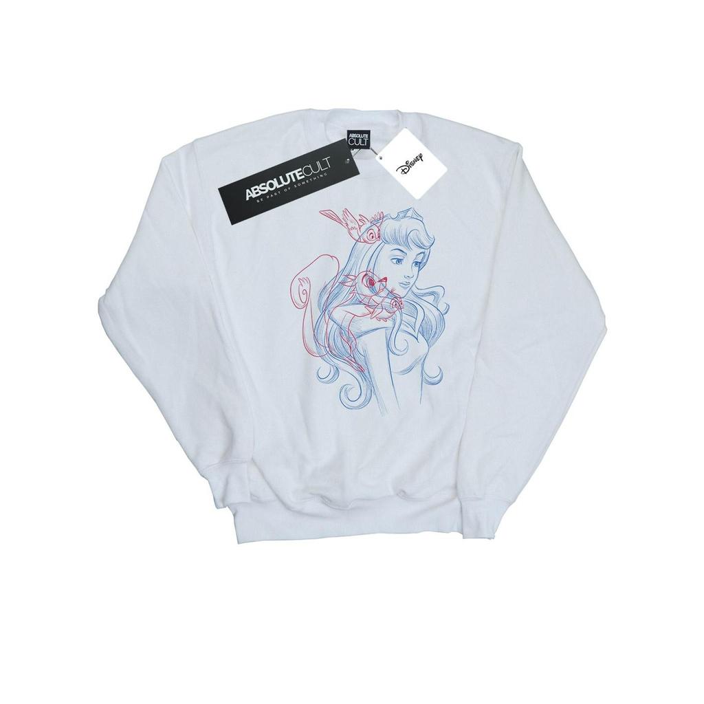 Disney Girls Aurora Animals Sketch Sweatshirt