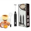 Batidora de Huevos Eléctrica de Mano Recargable 3 Velocidades Varillas de Acero Inoxidable Para Horneado Casero Espuma de Café Crema Postres