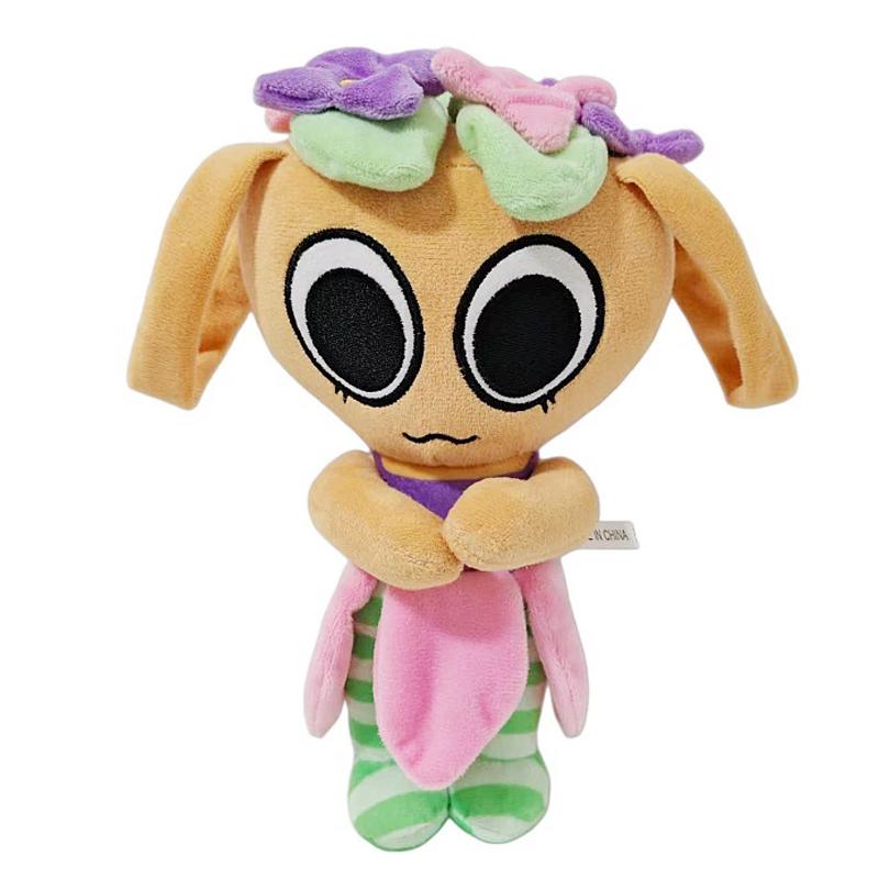 Cute Cartoon Flower Ear Character Plush Doll Soft Fluffy Fantasy Creature Stuffed Toy Adorable Collectible Plush Figurine