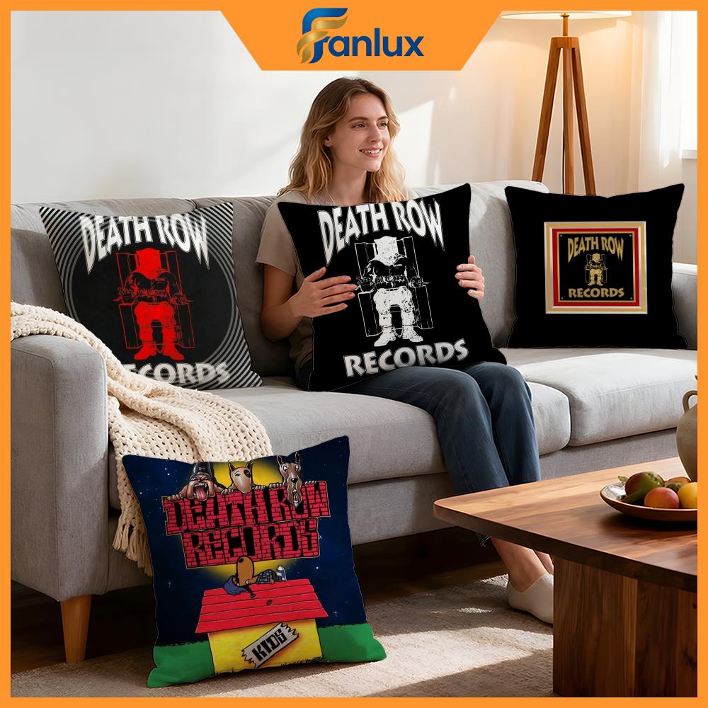 Brand Death Row Records Cushion Cover Pcs Decorative Covers Soft Cushion Case for Sofa Couch Decor X X Pillowcases