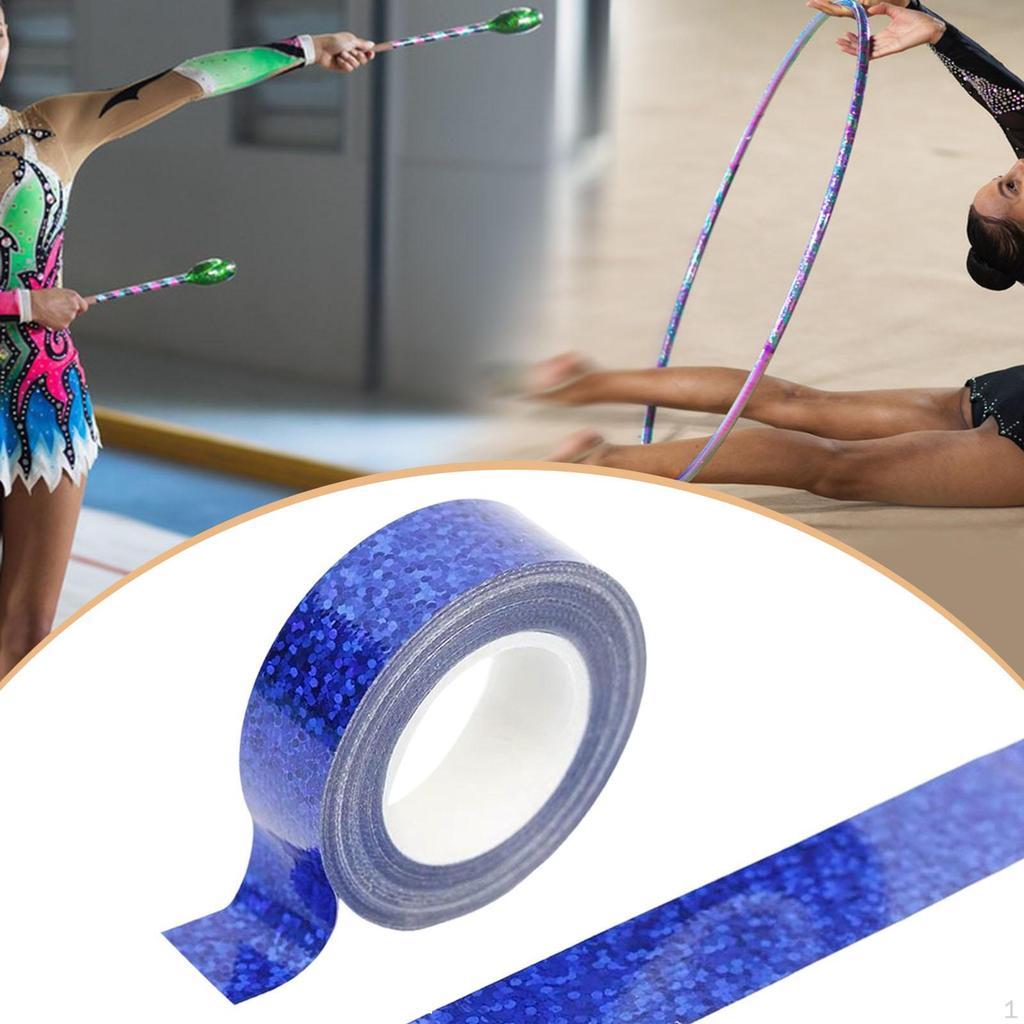 Gymnastics Hoop Tape Decorative 0.59 Inchx 5 M/ 16.4 ft Easy Application Thick 1.5 cm x M