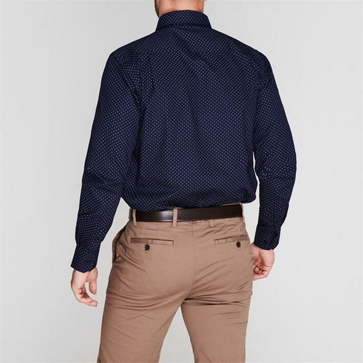 Pierre Cardin Men's Navy Blue Shirt, Size XXL