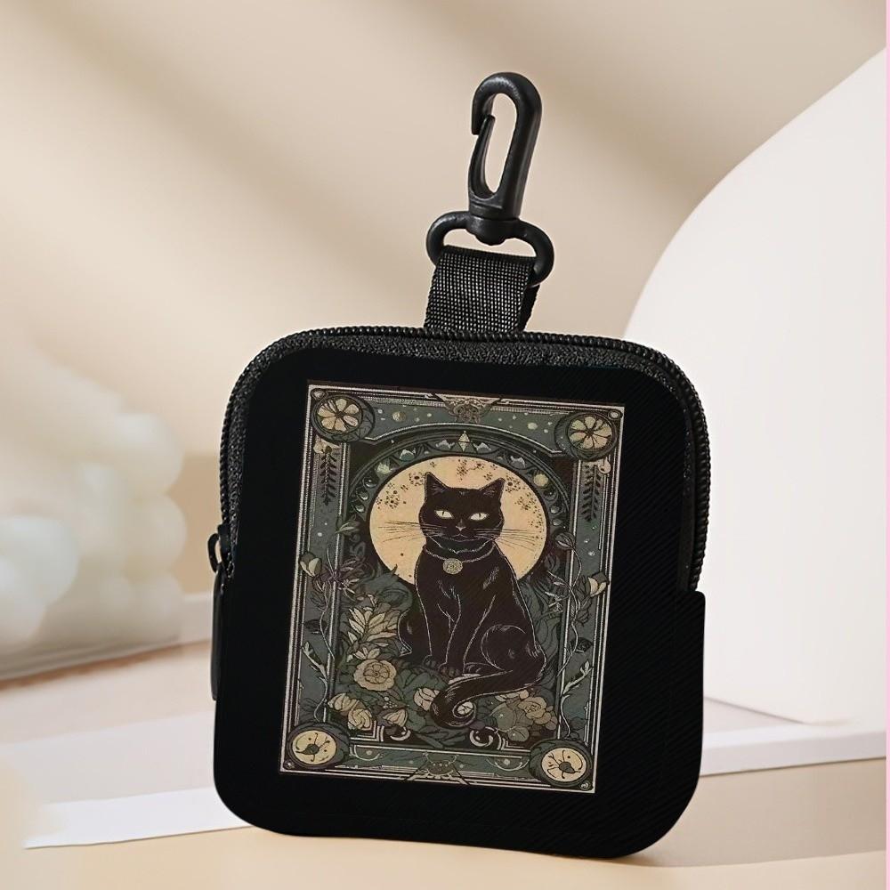Cute PVC Coin Purse Cartoon Waterproof Women's Wallet Lightweight Zipper Storage Bag for Women Girls
