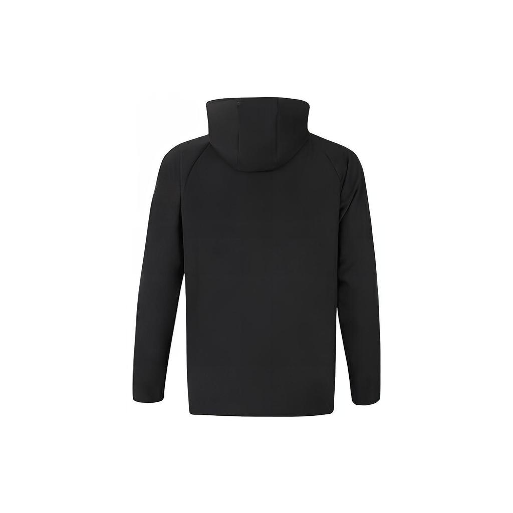 Under Armour Solid Color Drop Shoulder Zip Long Sleeve Jacket Men jackets Black 1376967-001