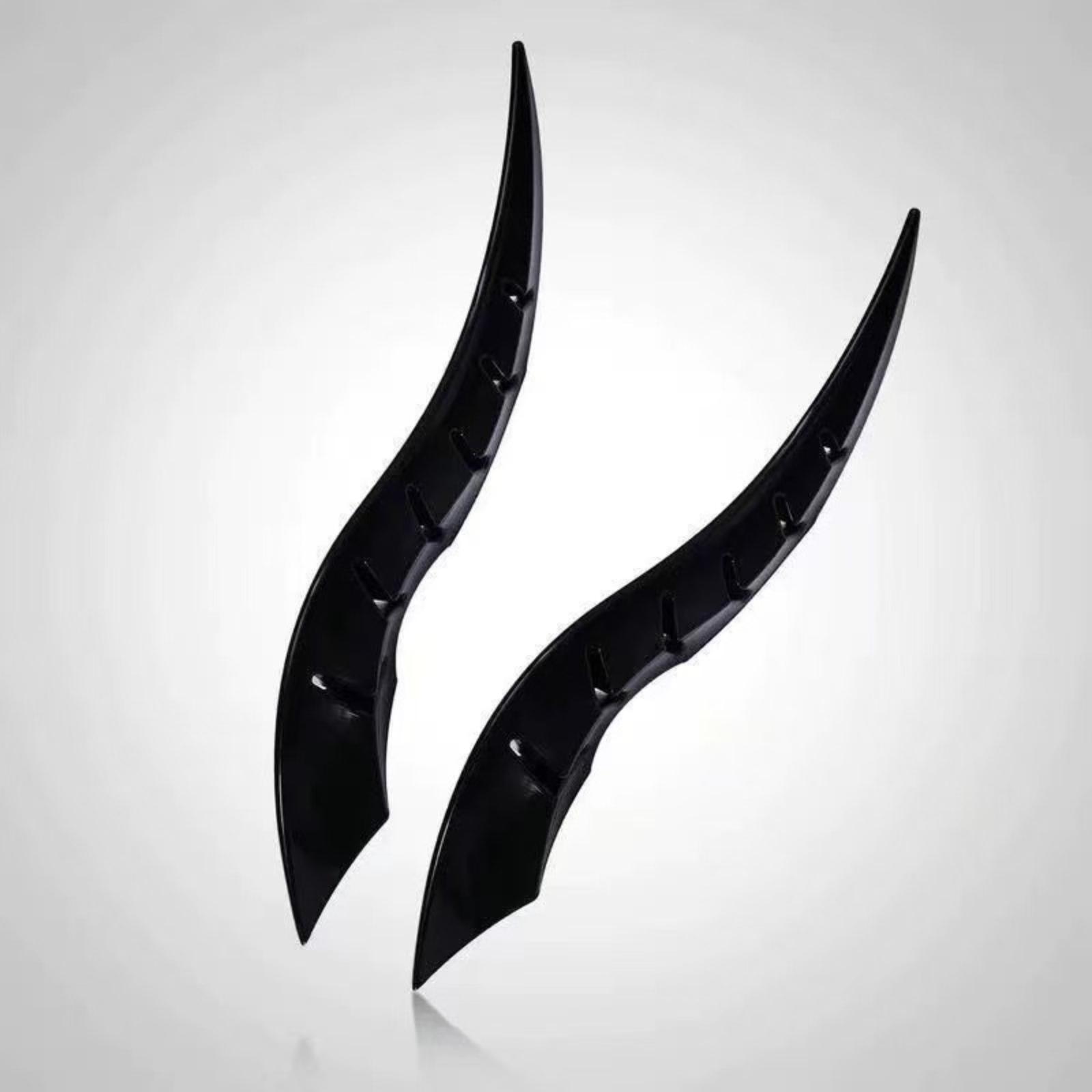 

Automotive Dragon Horn Decorative Curved Spoiler External Modification Kit Stylish Fluid Roof Creative Personalised Emblem Accessories One Size чёрный