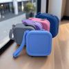Vintage Silicone Organizer Wallet Coin Purse Waterproof Zipper Earphone Bag Travel Pouch Students