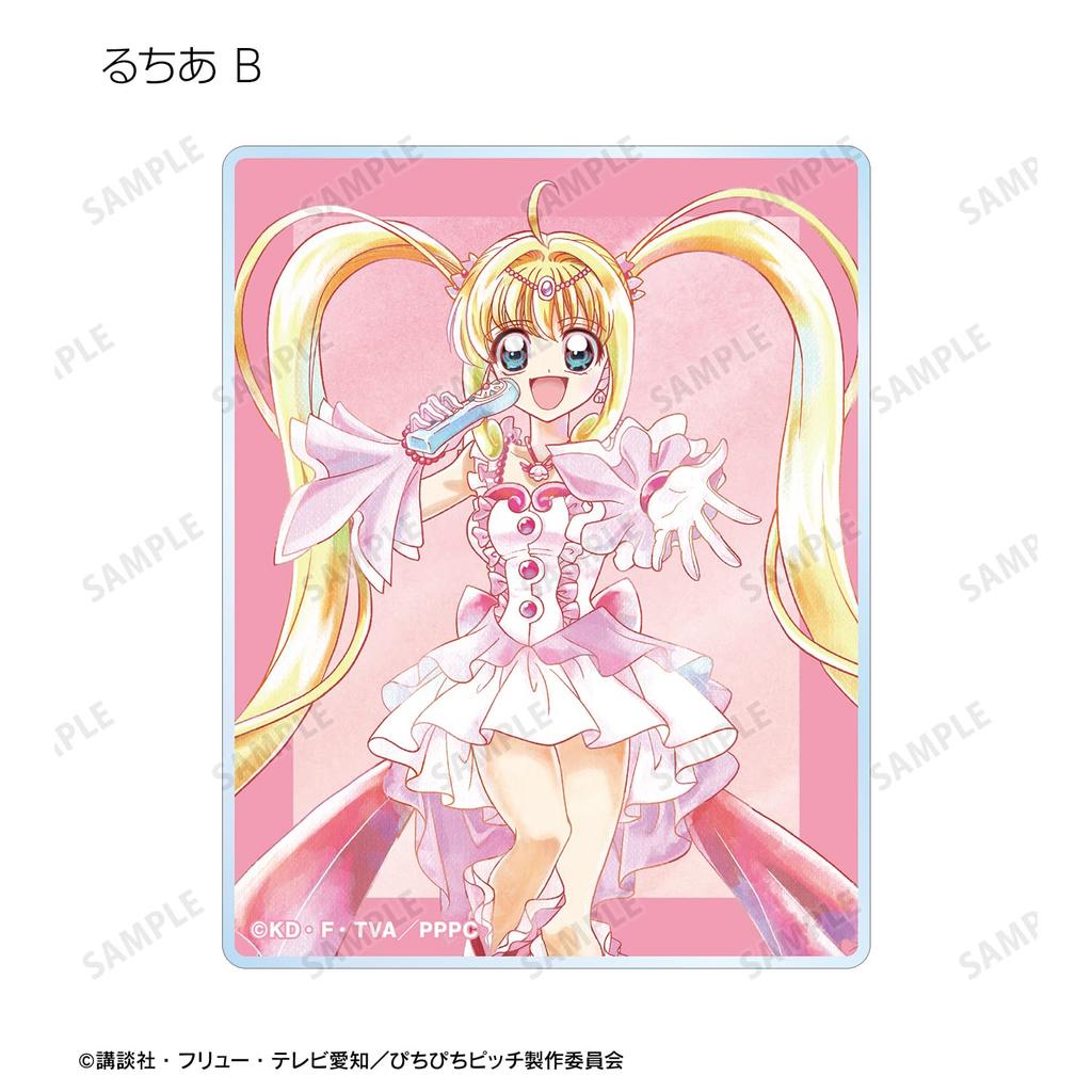 Pichi Anime 20th Anniversary Edition Trading Ani Art aqua label Acrylic Cards Box of 9 "Melody Melody"