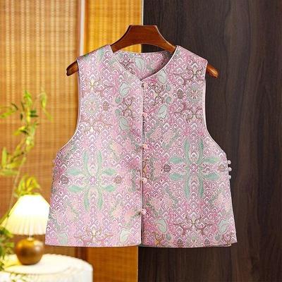 Dit jaar's jacquard high-end topje vest dames lente 2025 nieuw retro vest