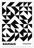 Black and White Bauhaus Poster