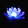 LED Light Simulation Lotus Garden Decoration Floating Lotus Flower Floral Lamp Floating Lotus Light Water Lily Fake Plant