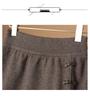 High Waist Elastic Wool Midi Skirt with Chinese Frog Buttons - Autumn/Winter Fashion