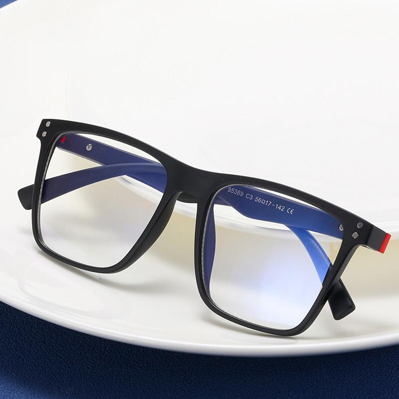 Reading Glasses Anti-blue Light Square Eyewear Ultralight TR90 Frame Presbyopia Eyeglasses For Men Women +1.5