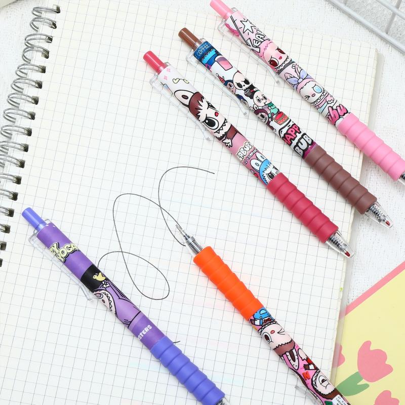 5Pcs Cute Cartoon Gel Pens Kawaii Pen Set Kawaii Quickly-Drying Pen Set