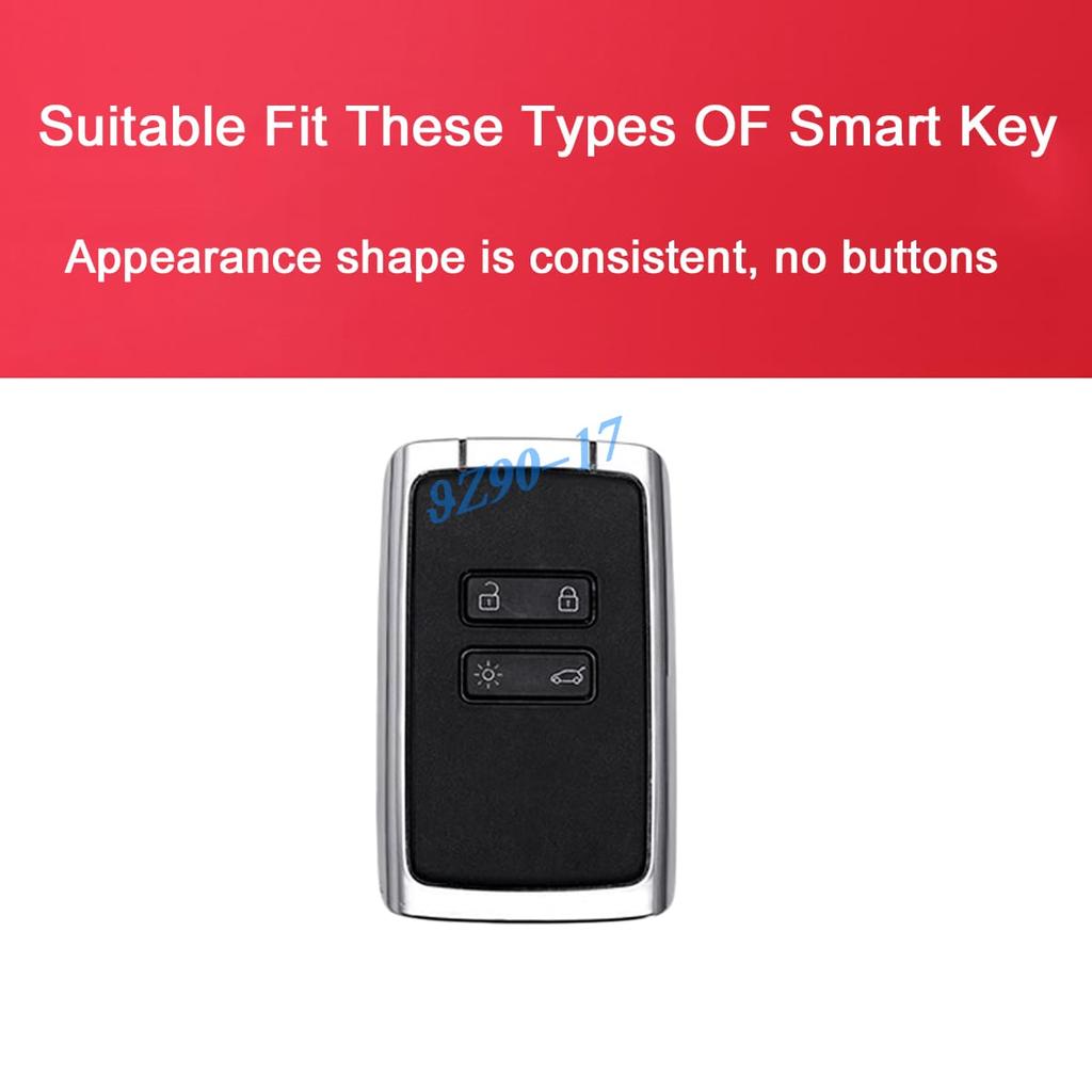 Clear Fully Transparent Tpu Car Smart Key Cover Case For Renault Koleos Kadjar Captur Kiger Arkana Megane Espace