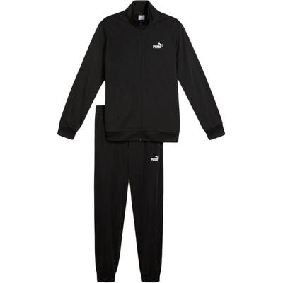 Cor Sólida Simples Moda Versátil Jaqueta E Calças Compridas Fato Esportivo Casual Fato Masculino Preto 687648-01