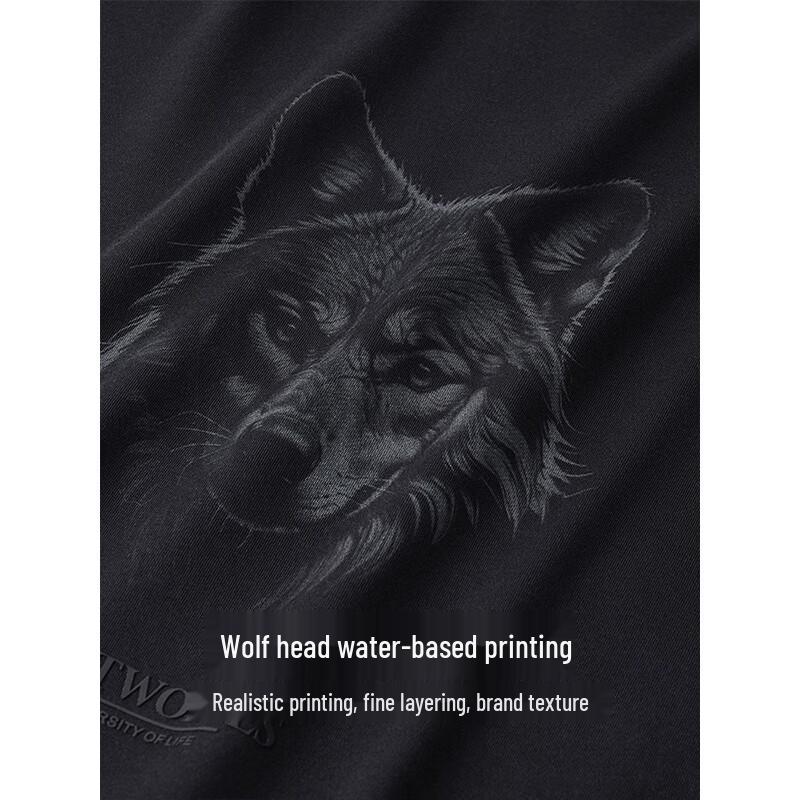 Septwolves Men's Tencel Blend Round Neck Long Sleeve T-Shirt