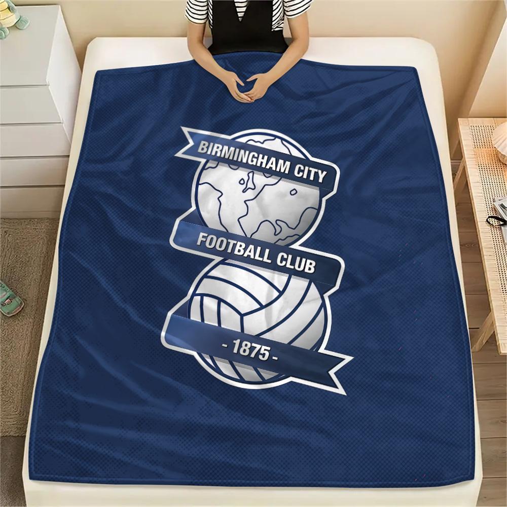 Birmingham City Flannel Blanket, High quality Comfortable for All Seasons, Home Decor, Warmth and Comfort