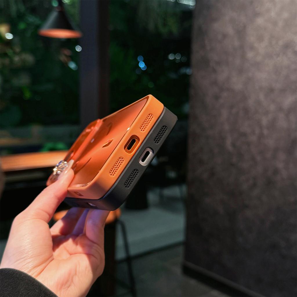 For iPhone 17 Pro Case Compatible with MagSafe TPU PC Phone Back Cover with Lens Film