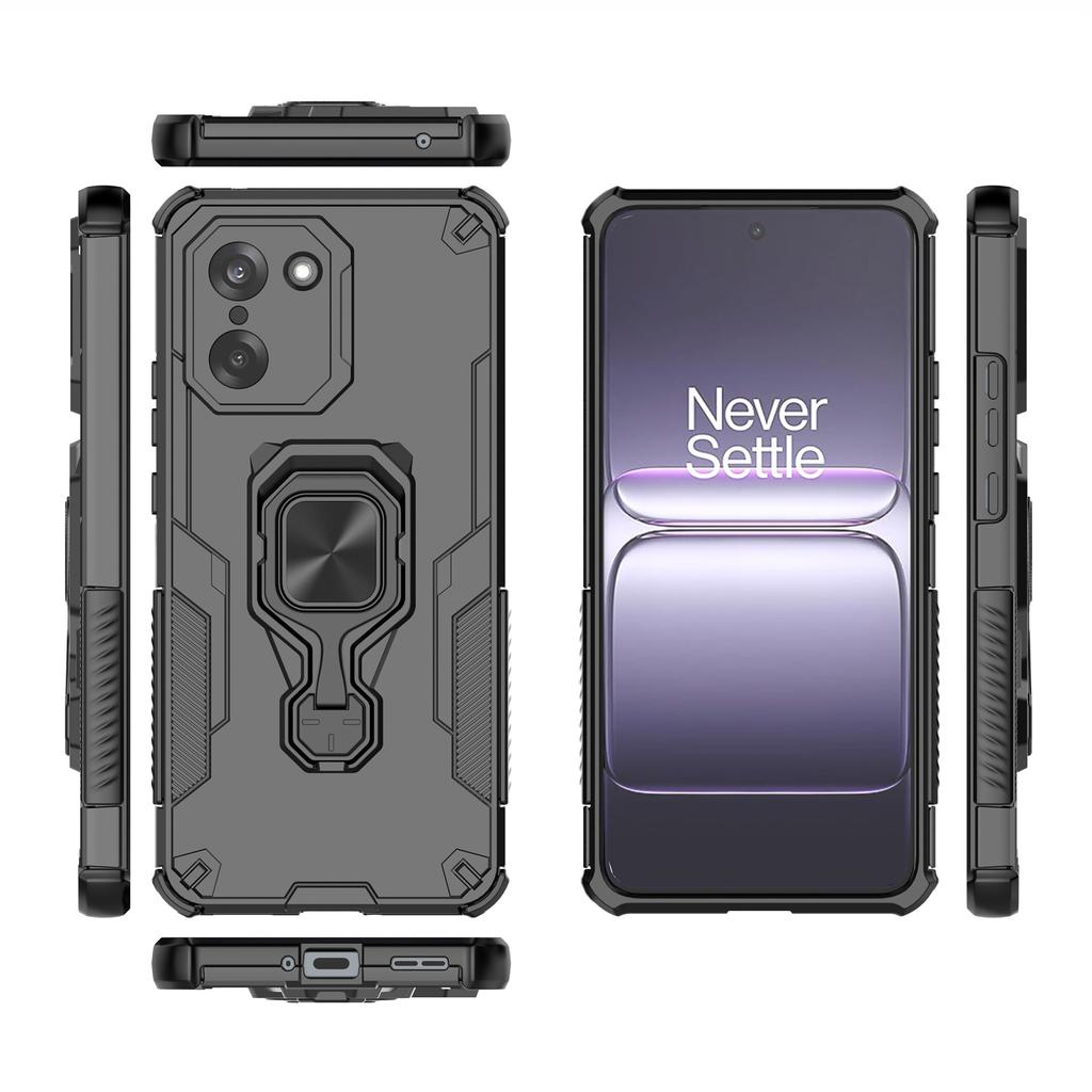 For OnePlus Nord CE5 5G/Ace 5 Racing 5G Case Rotatable Ring Kickstand PC+TPU Shockproof Phone Cover