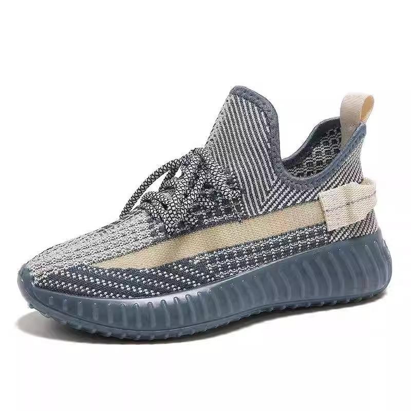 Casual Couple Men's and Women's Shoes 350 Spring and Summer Internet Celebrity Coconut Shoes Ins Tide Soft Sole Breathable Sports Running Flying Woven