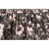Women's French Floral Half-length Skirt Summer Mid-length Pleated Skirt Slimming Umbrella Skirt