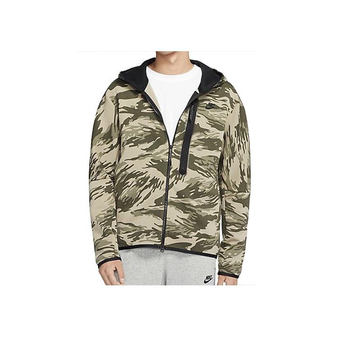 Nike Sportswear Tech Fleece Zip-Up Hoodie Men Hoodies Mystery-Lime CU4492-342