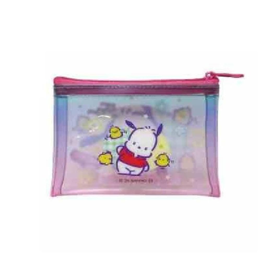 K Company Sanrio Characters Clear Flat Pouch Pochacco (Heart-Pounding Memories) (S) SAM-FPS-PC