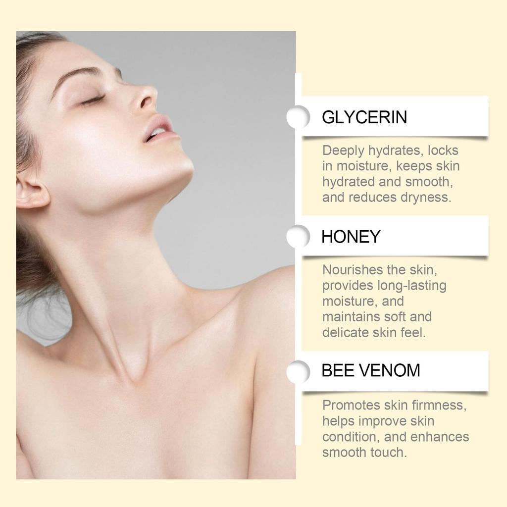 Premium Gentle Moisturizing Cream for Soft, Smooth, and Nourished Skin - Daily Bee Venom Skincare Hydrating Cream
