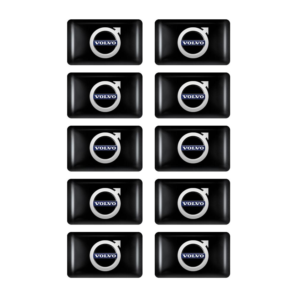 

10/20Pcs Car Console Logo Stickers 3D Epoxy Resin Badges Interior Accessory For Volvo Rdesign XC90 V90 V60 XC60 V40 S80 S60 S90