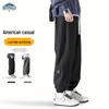 Dingfengbaoluo Men's Japanese Style Cotton Workwear Joggers WH5610