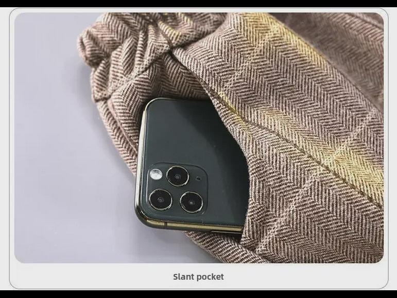 Girls' Thickened Sports & Casual Corduroy Sweatpants - Autumn/Winter Plus Velvet One-Piece for Medium & Large Children