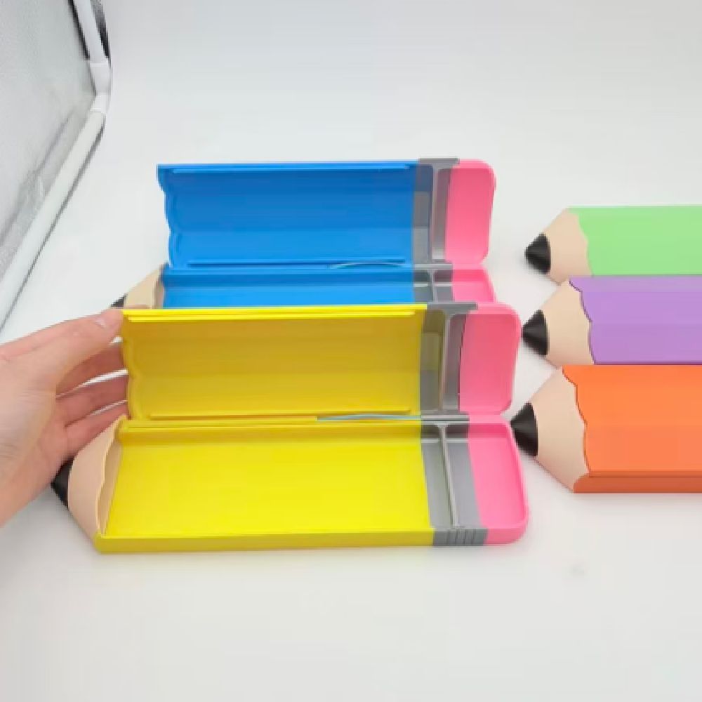 3D Printing Pen Storage Box Pencil-shaped Pencil Organizer Stationery Box Gift for Kid