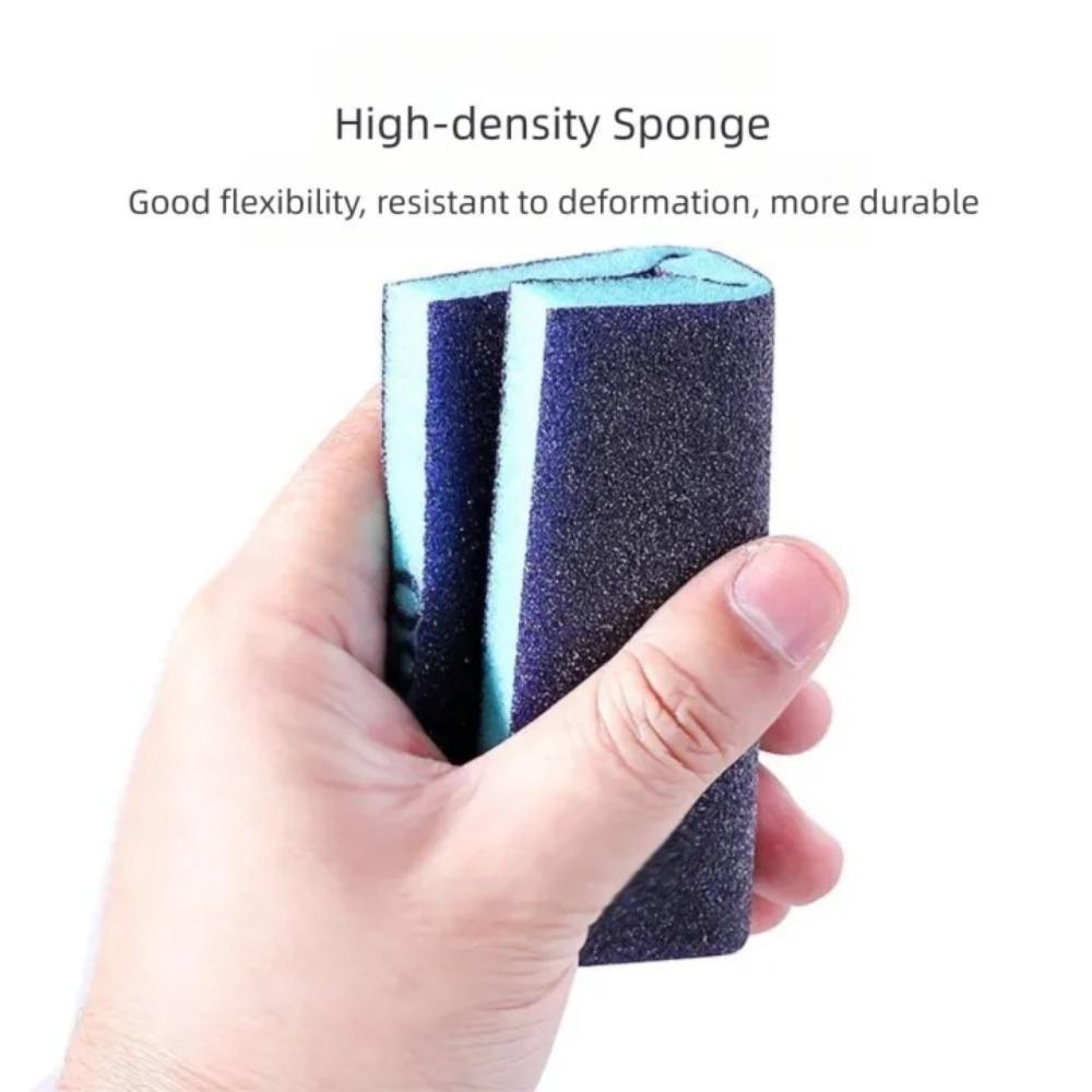 6Pcs Reusable Sanding Sponge 60-320 Grit Washable Wet Dry Sponge Ergonomic Designs Sanding Blocks For Metal Wood Polishing Tool