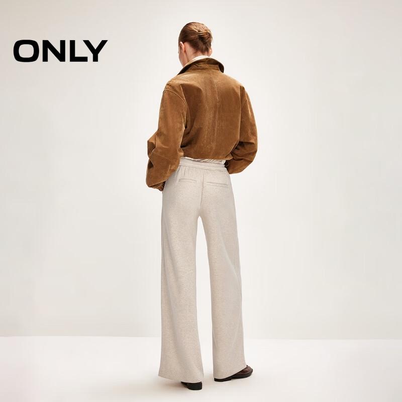ONLY Women's Relaxed High-Waist Straight Leg Pants