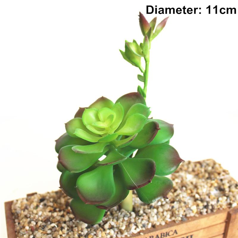 1Pc Small Artificial Succulents Fake Lotus Lithops Flower PVC Succulent Plants Wedding Party Home Floral Decoration